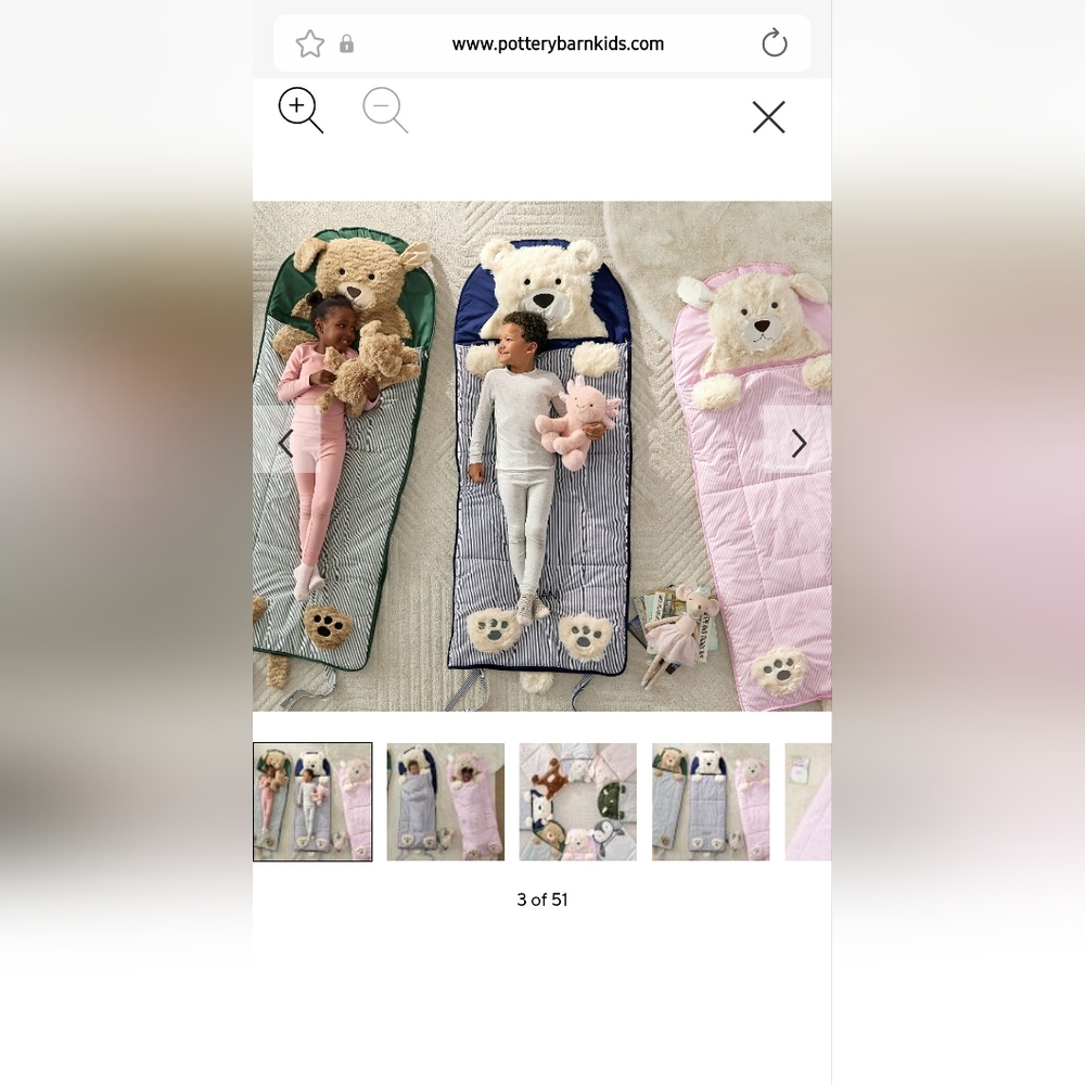 Pottery barn blanket sleeping bag